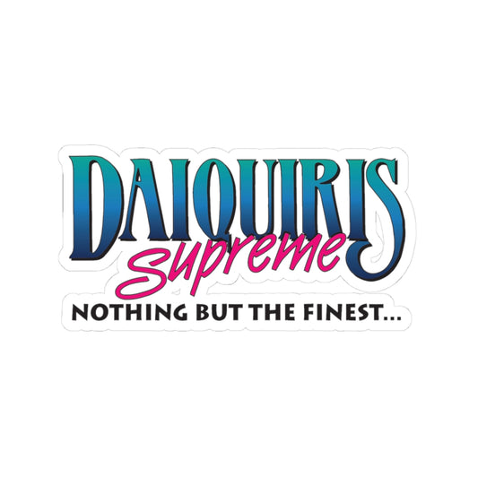 Daiquiris Supreme Cut Stickers